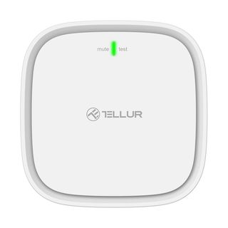 Senzor de gaz WiFi Tellur Smart, DC12V 1A, Alb