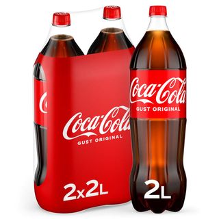 Bautura carbogazoasa Coca-Cola Gust Original, 2 x 2 l