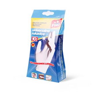 Rukavice od prirodnog lateksa univerzalne M Fino 10 kom