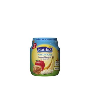 NUTRINO PIRE OD VOĆA JABUKA I BANANA SA KEKSOM 125G -27463