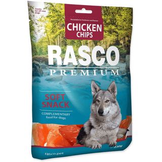 Recompense pentru caini Rasco Soft Chips Pui 230g