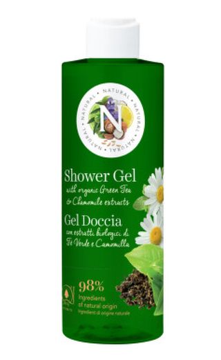 NATURAL Gel za tuširanje sa ekstraktom zelenog čaja i kamilice, 400 ml