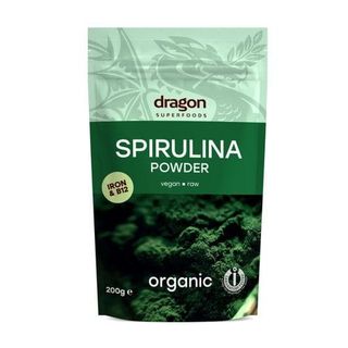 DRAGON SUPERFOODS organic spirulina prah 200 GR | 3800225473439