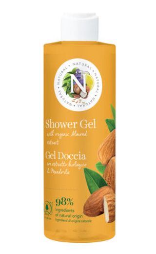 NATURAL Gel za tuširanje sa organskim ekstraktom badema, 400 ml