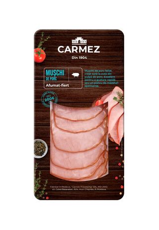 CARMEZ Mușchi de porc feliat 100g