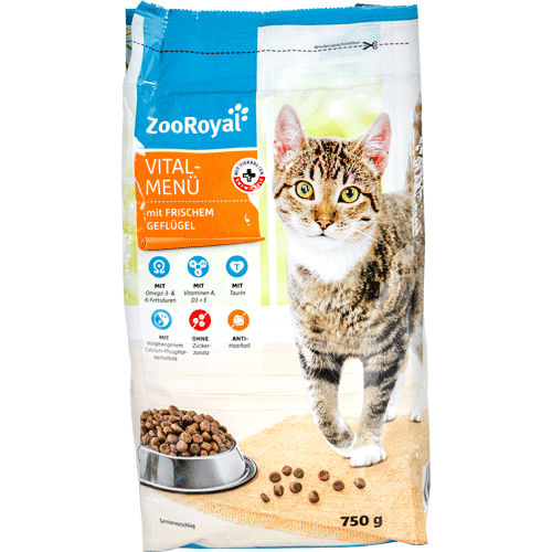 Zoo Royal Суха храна за котки с птиче месо