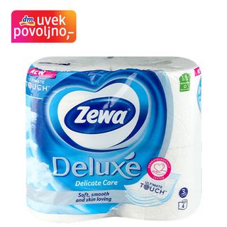 Zewa Deluxe toalet papir pure white 3-slojne, 4/1