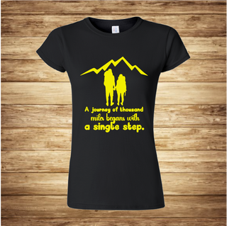 BAG PACKER crna ženska majica t-shirt