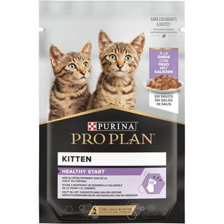 Hrana umeda pentru pisici Pro Plan Kitten Healthy Start Curcan 85g