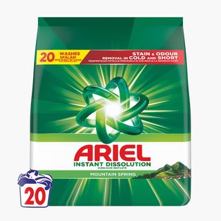 Ariel, Detergent de rufe pudră Mountain Spring, 20 spălări, 1.3kg