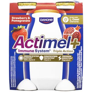 Actimel, Iaurt de baut capsuni si rodie 4x100g (ID 67634)
