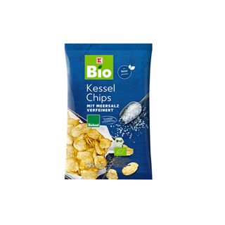 K-Bio Chips Cu Sare De Mare 125 G
