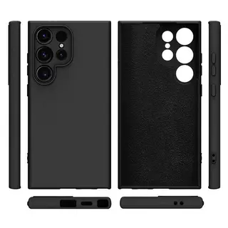 CAPAC PROTECTIE SPATE CELLARA TPU SOFT PENTRU SAMSUNG GALAXY S24 ULTRA 5G - NEGRU,CL76331