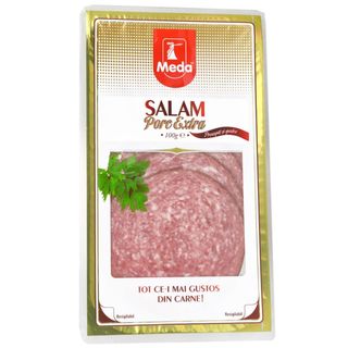 Meda, Salam porc extra feliat 100g (ID 39039)