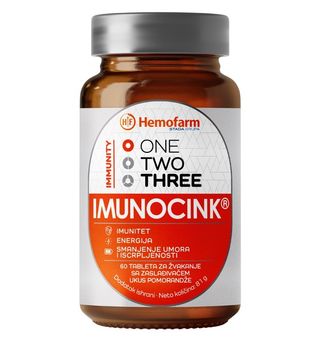 ONE TWO THREE IMUNOCINK TABLETE ZA ŽVAKANJE A60 -39586