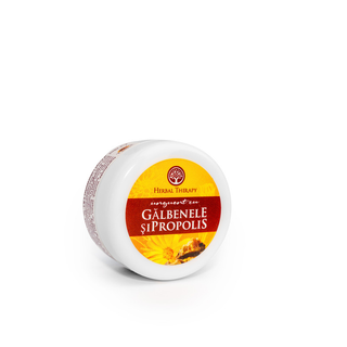 Unguent cu Gălbenele si Propolis (cu extract din flori de gălbenele, extract de propolis, vitamina E și vaselină)