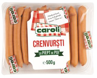 Caroli Crenvursti cu piept pui 500 g