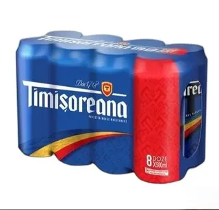 Timisoreana bere 5% alcool 8x500 ml