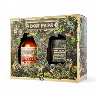 Pachet Cadou Rom Don Papa Single Island + carti de joc 40%, 0.7L