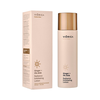 Lotiune VIORICA Perfect Glow Exfolianta si Iluminanta Ghimbir + 5% AHA 150 ml