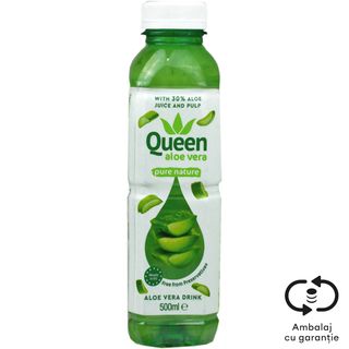 Queen Aloe Vera, Bautura racoritoare cu aloe vera 0.5L (ID 65583)