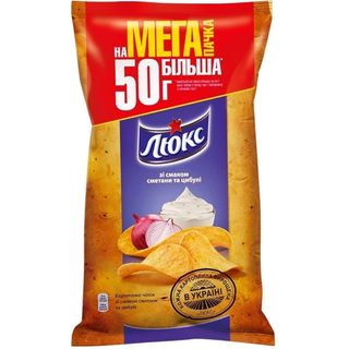 Lux Chips cu smantana si ceapa 183 gr.