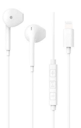 Casti Stereo Cellara Cu Fir Lightning - Alb,CL77062