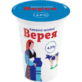Верея Кисело мляко 4,5% 400 ГР / 38127489
