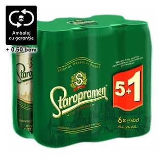 Staropramen 5% Ep 11,7 6X0,5L 5+1