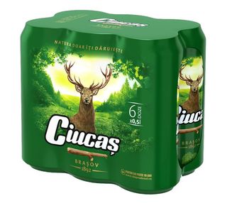 Ciucas bere blonda 4,6% alcool  6x500 ml