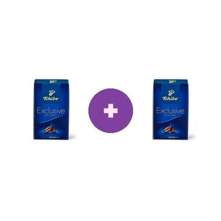 2 x Tchibo Exclusive 250G, Cafea Prajita Si Macinata, Vidata