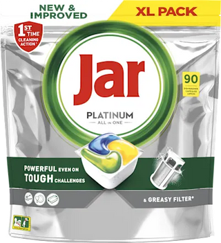 Jar platinum tablete za strojno pranje posuđa XL, 90 kom. (403933)