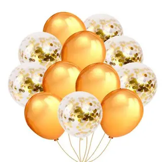 Buchet din baloane auriu