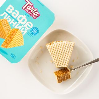 Tort de vafe cu lapte condensat 180gr tarta 