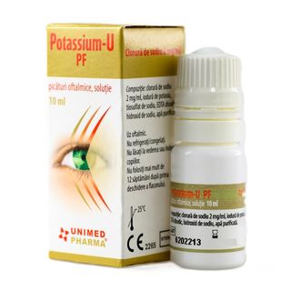 POTASSIUM-U PF SOL OFT FARA CONSERVANTI 10ML   UNIMED PHARMA