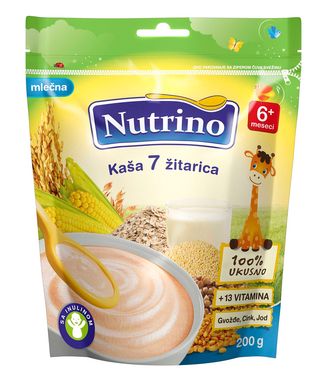 NUTRINO MLEČNA KAŠA 7 ŽITARICA 200G -27446