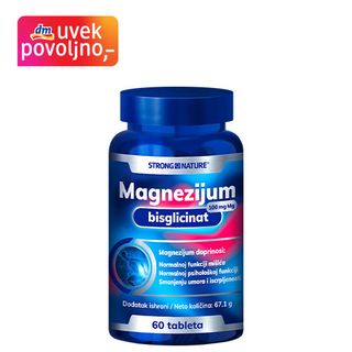 2706106 STRONG NATURE Magnezijum bisglicinat 100mg tablete 60 kom