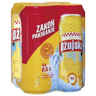 Pivo Ožujsko 4X0,5 L Limenka