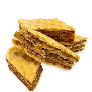 Napolitane de casa cu caramel si nuca, 200g