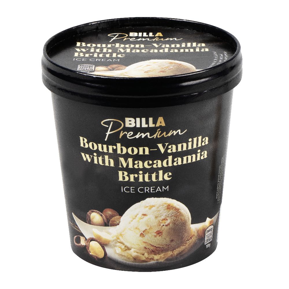 BILLA Premium Сладолед с ядки макадамия