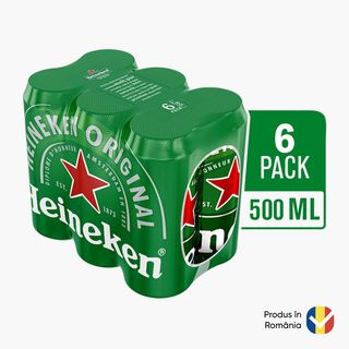 Heineken 6 Pack Dz 0.5L (5+1)