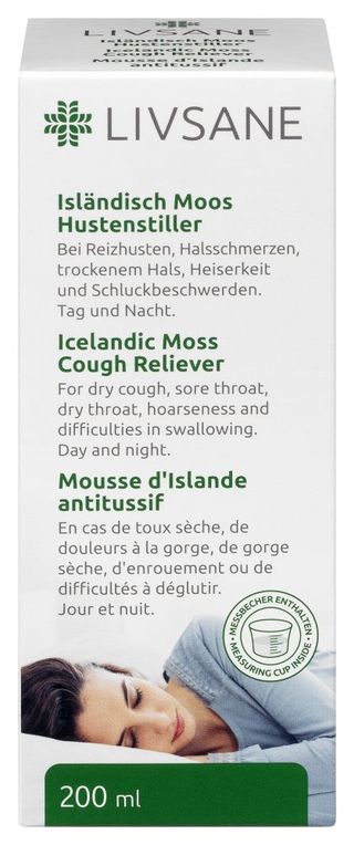 Livsane Antitusiv Cu Muschi Islandez Sirop 200Ml