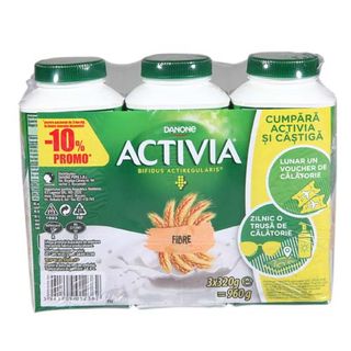 Activia Iaurt Baut Fibre 0,9%3*320G -10%