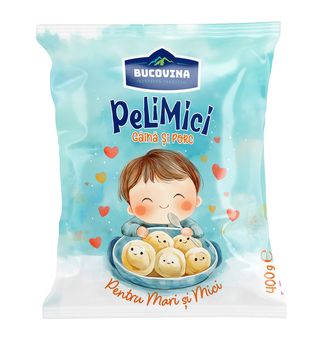 BUCOVINA Pelmeni PELIMICI cu gaina/porc 400g
