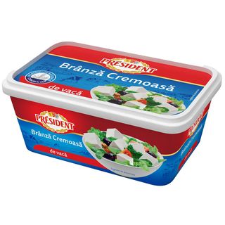 Branza cremoasa de vaca President 250 g