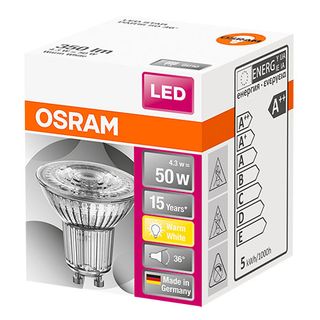 OSRAM Bec LED GU10 timbru verde:0,97lei 1 buc