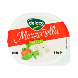 Delaco Mozzarella Fresca Mini 17% 125G