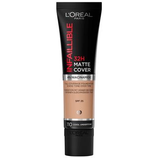 LOREAL puder tečni infaillible 24h matte cover rose vanilla 110 | 3600523784400