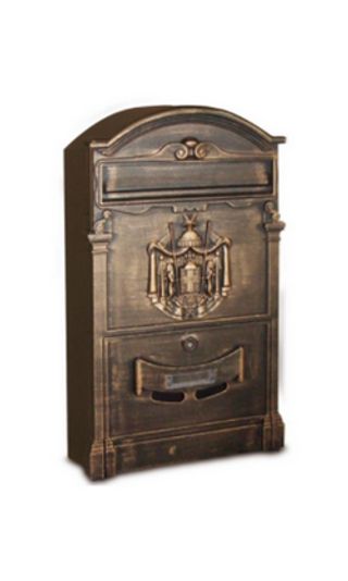 Poštansko sanduče Orhideja 41x26x9 antik-bronza Technomax ORC/BA