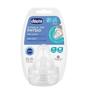 CHICCO MONTE cucla silikon 2m+ perfect srednji protok 2 KOM | 8058664122202